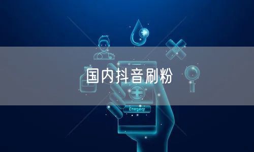 国内抖音刷粉